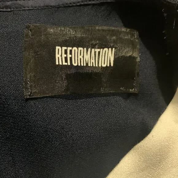 Reformation Este Sailor Nautical Dress sz 6 - Picture 12 of 12